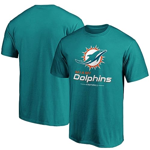 Outerstuff NFL Kids Youth 8-20 Officially Licensed Team Spirit Game Day Performance T-Shirt (Size: 18-20 Miami Dolphins - Aqua)