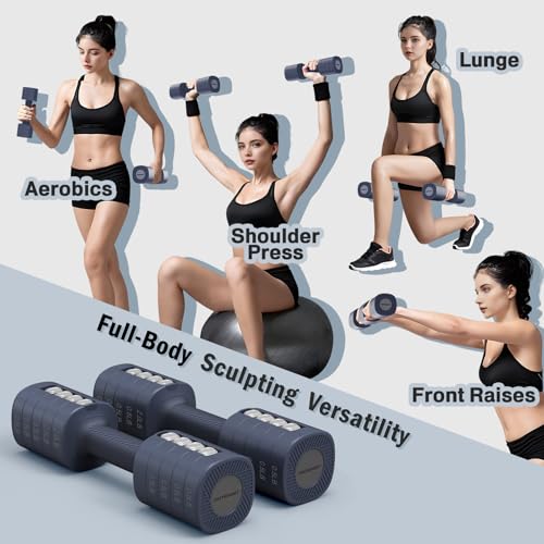 Set of 2 Adjustable Dumbbells 50lbs