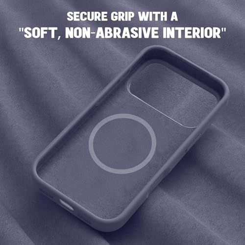 Image of Kratos Soft Silicone Case Cover Compatible with iPhone 17 Pro Max - Everyday Comfort Protection, Wireless Magnetic Charging Case with Raised Edge Camera & Screen Protection, Shock-Resistant Design