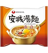Nongshim 農心 公式 安城湯麺 （袋） 20個セット 韓国ラーメン 韓国麺 袋麺 アソンタンメン 人気ラーメン
