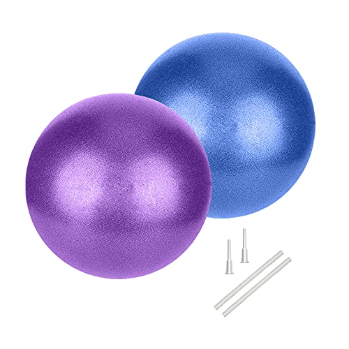 Pilates Ball, Gymnastikball Klein, 22cm Pilatesball, Gymnastikbälle Kinder, Overball Fitnessball Yogaball Fitball Büro Ergonomisch Balancegeräte für Yoga Gymnastik Gym Exercise Fitness Therapiebedarf