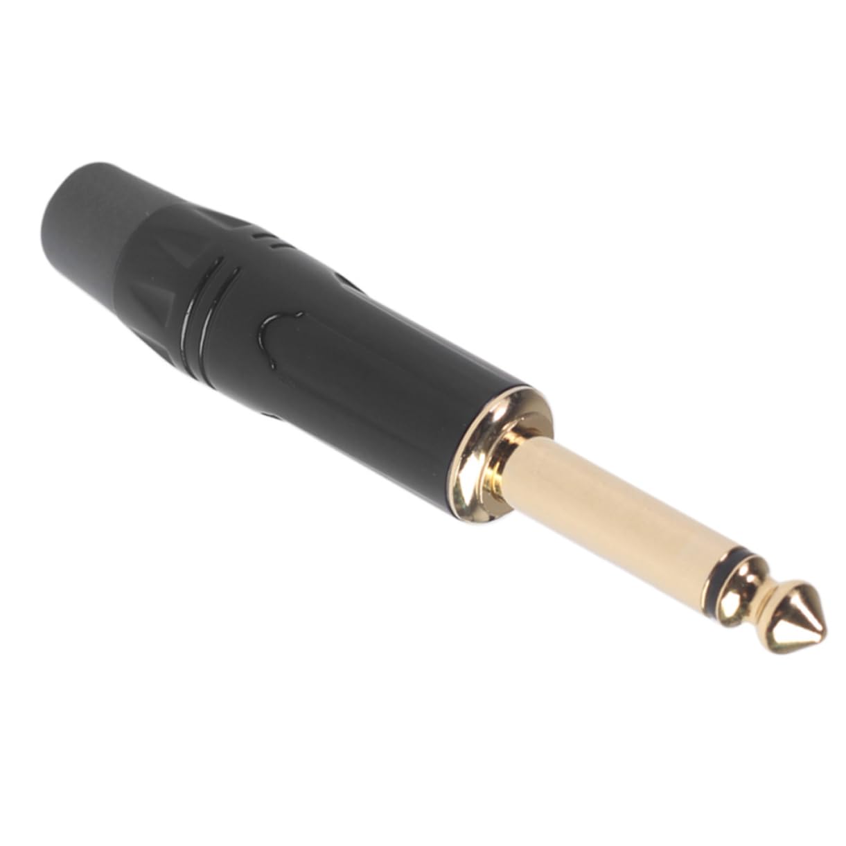 SHINEOFI 3 Set Connettore Jack Stereo Saldato Per Musicali Per Chitarra Elettrica Microfono Trasmissione Eccellente E Rumore Accessori Per Musicisti Professionisti Nero 5 Pezzi*3