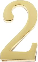 Amagogo Número Adhesivo de Metal Dorado Señal de Dirección Número de Puerta de Habitación Puerta de Hotel - #