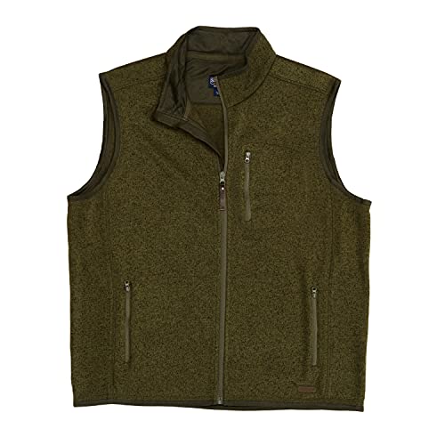 Image of Smith's Workwear mens Full Zip Sweater Fleece Vest
