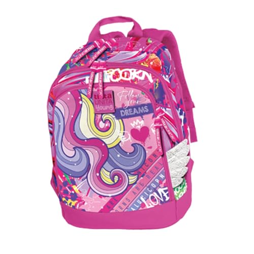 Sac à dos Dream Cross Tinta Unita solide et imperméable pour ados