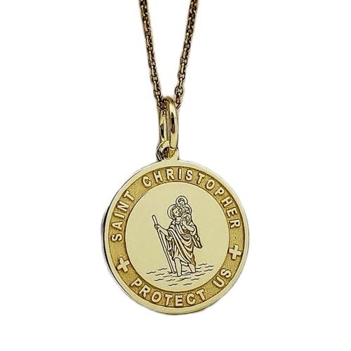 Collier Saint Christophe argent plaqué or le cadeau idéal pour voyageur