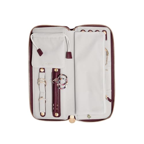 Trousse à bijoux Stackers bordeaux le compagnon idéal de vos voyages - 2