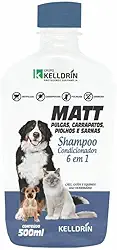 6 EM 1 - Shampoo, Condicionador, Pulguicida, Carrapaticida, sarnicida e pilhocida