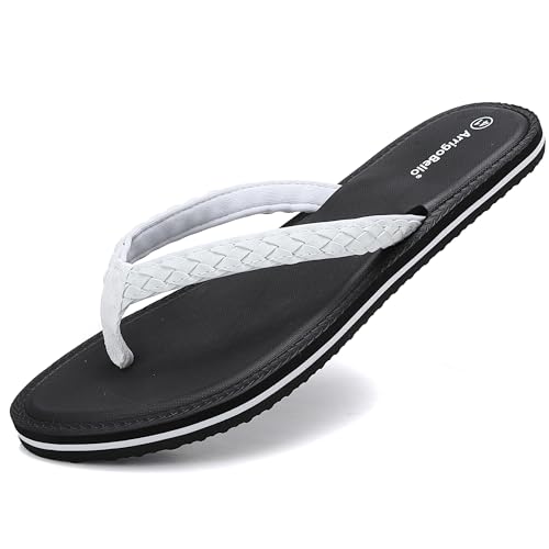 ARRIGO BELLO Flip Flops Damen Sommer Zehentrenner Bequem Sandalen Strand Innen Außenbereich Frauen Rutschfest Badelatschen Größe 36-41