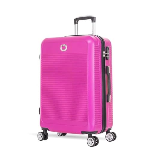 SANTINO, Mala de Viagem Pisa Rígida 360° Santino G - AMZV183G Cor: Pink