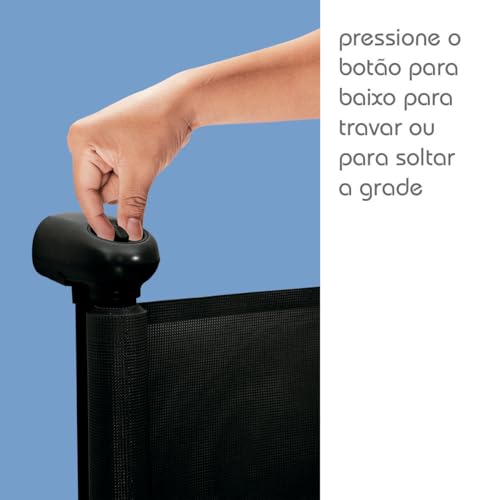 Portão Retrátil para Bebês, Tela Protetora em PVC, Fácil Instalação