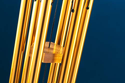 Wind Chimes for People Who Like Their Neighbors, Give a Thoughtful Memorial Gift or Love it as Your own Unique Outdoor Windchime, Made of Aluminum/Bamboo, a Beautiful Deep Tone Chime - Thumbnail 2
