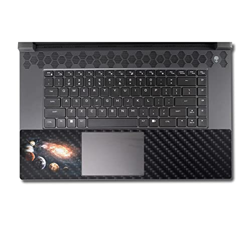Image of MightySkins Carbon Fiber Skin Compatible with Alienware M17 R5 (2022) Full Wrap Kit - Solar Galaxy | Protective, Durable Textured Carbon Fiber Finish | Easy to Apply & Change Styles | Made in The USA