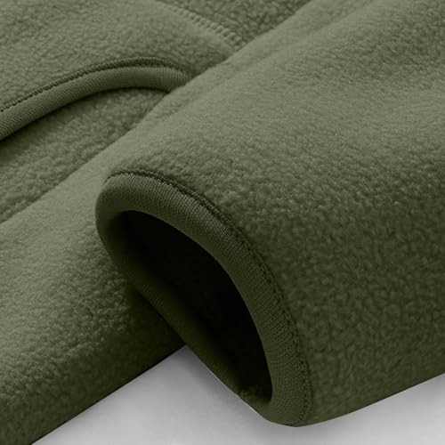 Unisex Boys Girls Sherpa Lined Fleece Jacket Kids Warm Hoodie Zip Up Winter Hooded Outerwear with Pockets2