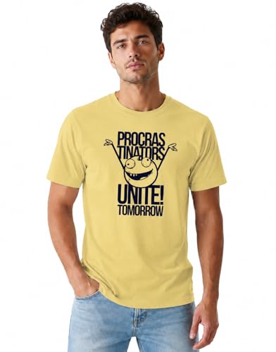 Image of Vastrio Unisex Procrastinators Unite Graphic Regular Fit Cotton T-Shirt