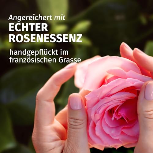 Herbal Essences Blütensanft Shampoo mit Rosenduft 350ml. Von stumpfem Haar zu seidig glänzendem Haare, Mit Rosenessenz, Inhaltsstoffe natürlichen Ursprungs, Vegan, ohne Silikone