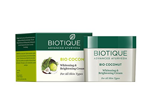 Image of Biotique Bio Dandelion Visibly Ageless Serum, 40 ml And Biotique Bio Coconut Whitening And Brightening Cream, 50g