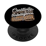 Photo Gallery la creatività è intelligenza divertirsi - funny artist art popsockets popgrip adesivo Photo Gallery la creatività è intelligenza divertirsi - funny artist art popsockets popgrip adesivo