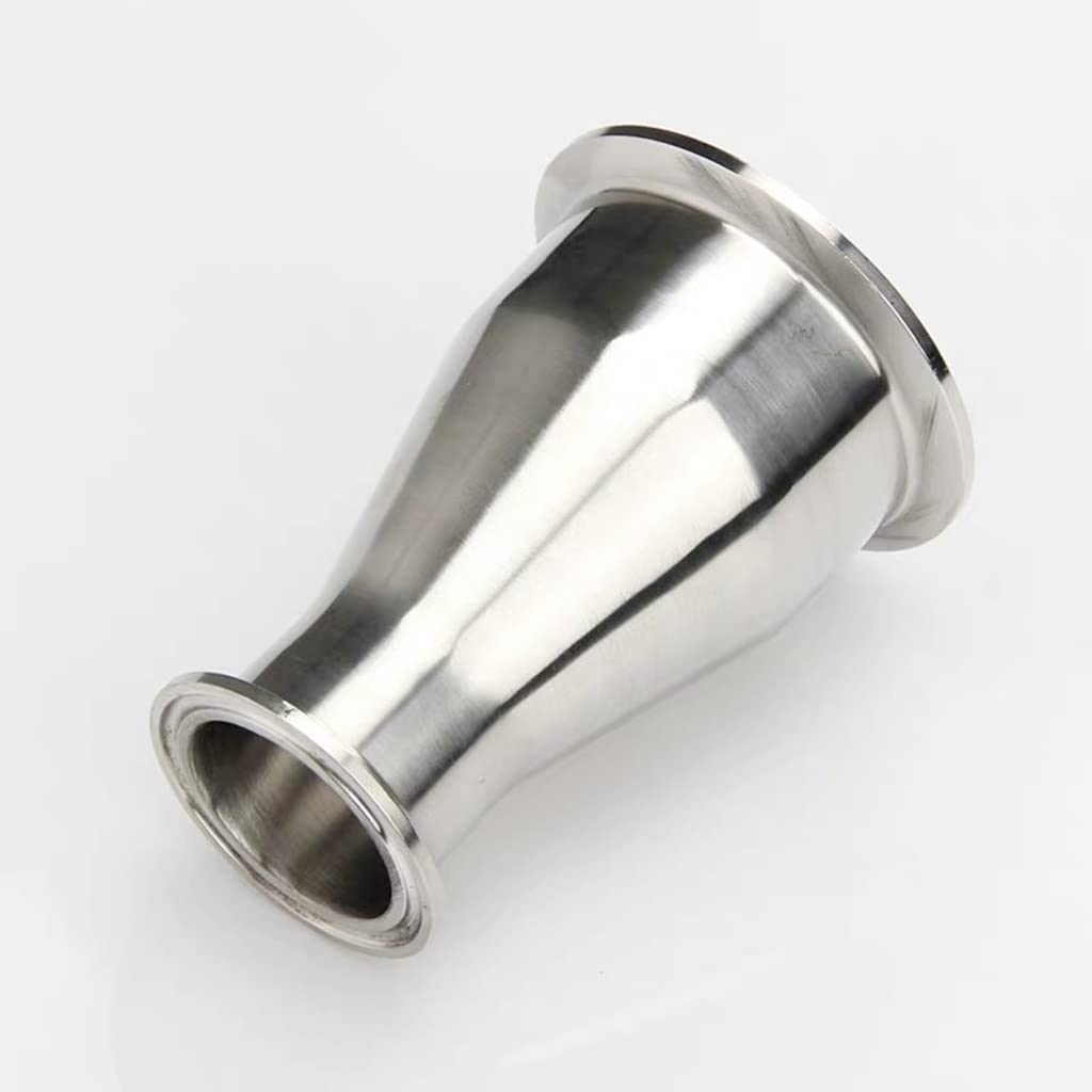 Reductor Tri-Clamp Reductor de virola sanitaria de triple abrazadera SS304, O/D 19-102 mm 50,5-119 mm