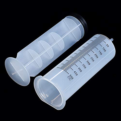 500Ml Large Syringe With 27.6 Inch Tube, Sterile And Individual Sealed, Plastic Garden Syringe For Liquid, Paint, Epoxy Resin, Oil, Watering Plants, Refilling #TOP3