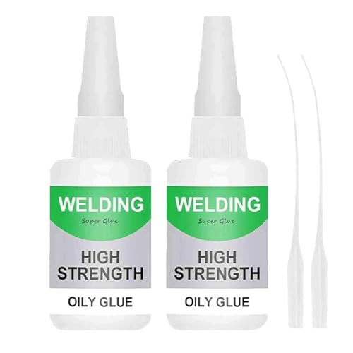 Welding High-Strength Oily Glue,Universal Super Glue Gel,eramic Glue for Porcelain and Pottery Repair, Waterproof, No Smell, Temperature Resistant, for Shoes, Metal, Plastic, Wood, Leather, Glass, DIY