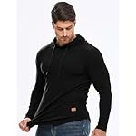 JMIERR Mens Fashion Hoodies Fleece Long Sleeve Athletic Sweatshirt Pullover T Shirts - Image 2