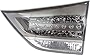 Evan-Fischer Tail Light Assembly Compatible with 2011-2018 Toyota Sienna Inner SE Model Passenger Side