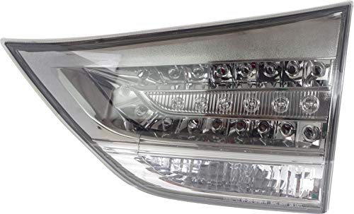 Evan-Fischer Tail Light Assembly Compatible with 2011-2018 Toyota Sienna Inner SE Model Passenger Side