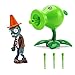 2 PCS Plants and Zombies Toys Action Figures Zombies PVZ Toys Set 1 2 Series Great Gifts for Kids and Fans,Birthday and Christmas Party