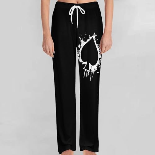 Ace of Spades Cards Pajama Pants Pockets Pajama Bottoms Men And Women Sleepwear4
