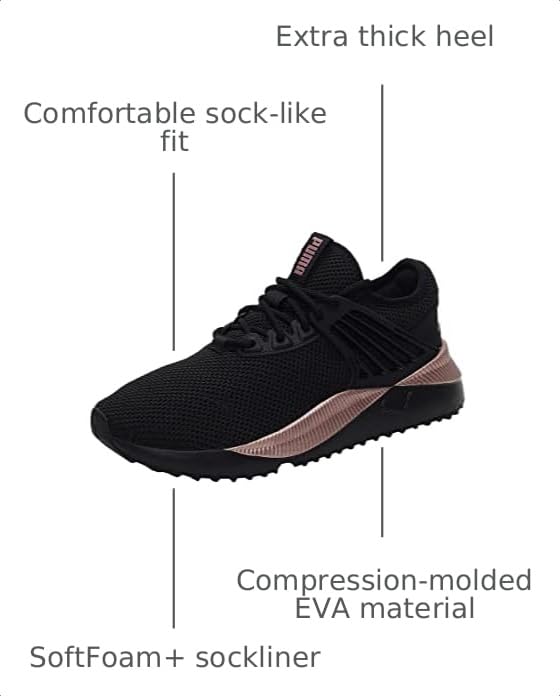 Image of PUMA Mens Pacer Future Lace Up Sneakers Shoes Casual