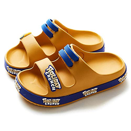 BBYU Draussen Hausschuhe Kinder Sommer Badelatschen Mädchen Junge Zuhause Rutschfest und Leicht Strand Slippers Badeschuhe Unisex Für 4-12Y Cover