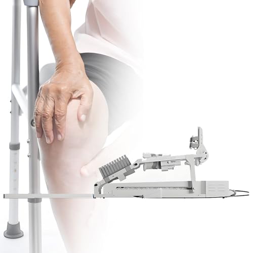 GIZMIT Dispositivo de rehabilitación de Rodilla para Uso doméstico, ejercitador de piernas Ajustable, Dispositivo de extensión de Rodilla, Ideal para Usar en casa después de una cirugía o lesión