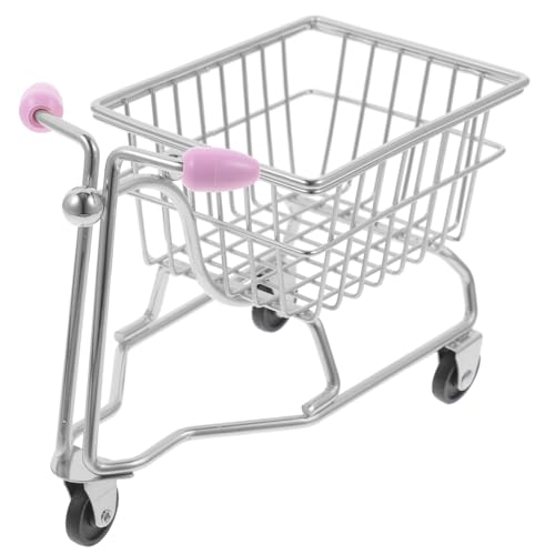 Zerodeko Makeup Sponge Container Mini Shopping Trolley Sponge Rack Meticulous Craftsmanship Random Color