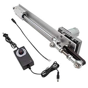 Toplionace Stroke 2-8cm Reciprocating Cycle Linear Actuator, DC 12V / 24V Gear Adjustable Telescopic Motor DIY Motor…