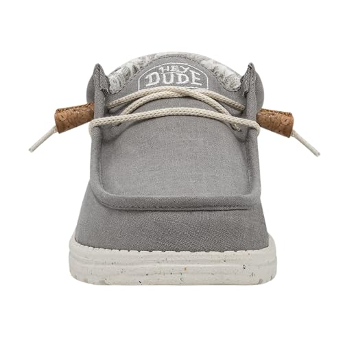 Image of HEYDUDE Men's Wally Linen | Men's Loafers | Men's Slip On Shoes | Comfortable & Light-Weight
