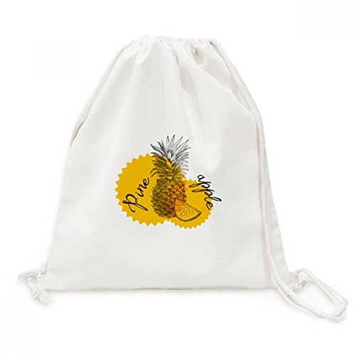 Sac à dos en toile ananas jaune pour alléger vos bagages de voyage