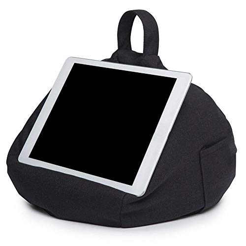 Gorge-buy iPad Bean Bag Holder and Stand with Side Pocket - iPad Bed