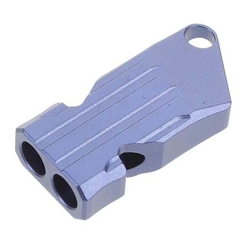 Toddmomy Multi Functional Emergency Whistle Loud Dual Tube Survival Whistle for Camping Hiking Kayaking and Outdoor Activities Durable Design