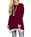 MOLERANI Women's Casual Lace Long Sleeve Tunic Top Blouse