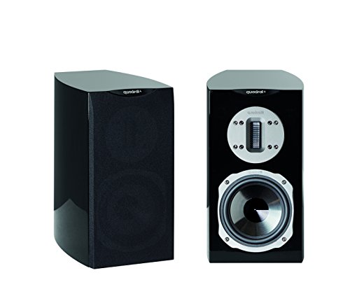 quadral Regallautsprecher Chromium Style 2 Hochglanz schwarz (Paar)