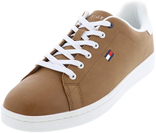Tommy Hilfiger Men's Sneaker, Cognac,13 M US