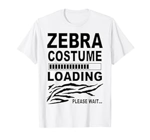 Zebrakostüm Zebra Kostüm Afrika Herren Damen Kinder T-Shirt