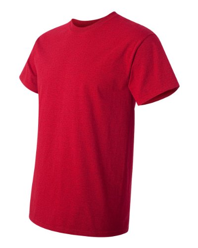 Image of Gildan mens Ultra Cotton Adult Pack fashion t shirts, Antqcherryrd /Carolinablue, XX-Large US, (1) Antique Cherry Red + (1) Carolina Blue, XX-Large