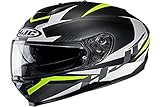 casco moto hjc c70 troky mc4hsf, nero/bianco/fluo, l