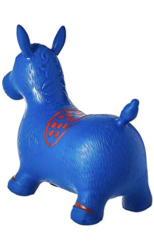 Inflatable Riding Space Bouncing Horse Hopper Inflatable Jumping Horse, Ride-on Rubber Bouncing ...