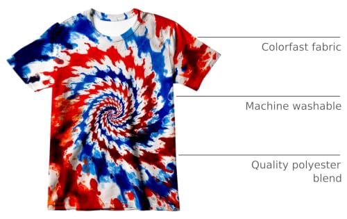 Image of Graphic Kids Tie Dye Shirt Size 4-10