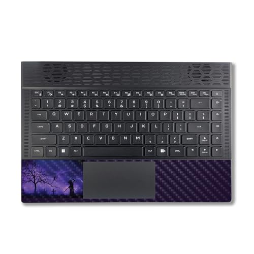 Image of MightySkins Carbon Fiber Skin Compatible With Alienware X14 R2 (2023) Full Wrap Kit - Mystic Reaper | Protective, Durable Textured Carbon Fiber Finish | Easy To Apply & Change Styles | Made in the USA