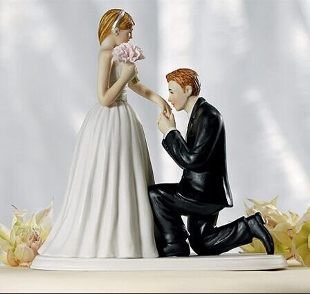 Willow Tree Bride and Groom Wedding Cake Topper Sweet Proposal.