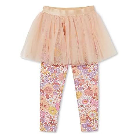 Dream Bridge Girls Leggings with Ruffle Skirt Cover